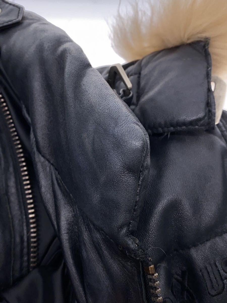 Avirex Avirex Lamb Leather Down Sheepskin Down Jacket Black Size US XS / EU 42 / 0 - 6 Thumbnail