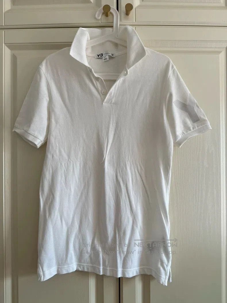 Y-3 Y-3 Yohji Yamamoto White Polo Shirt. Size US S / EU 44-46 / 1 - 2 Thumbnail