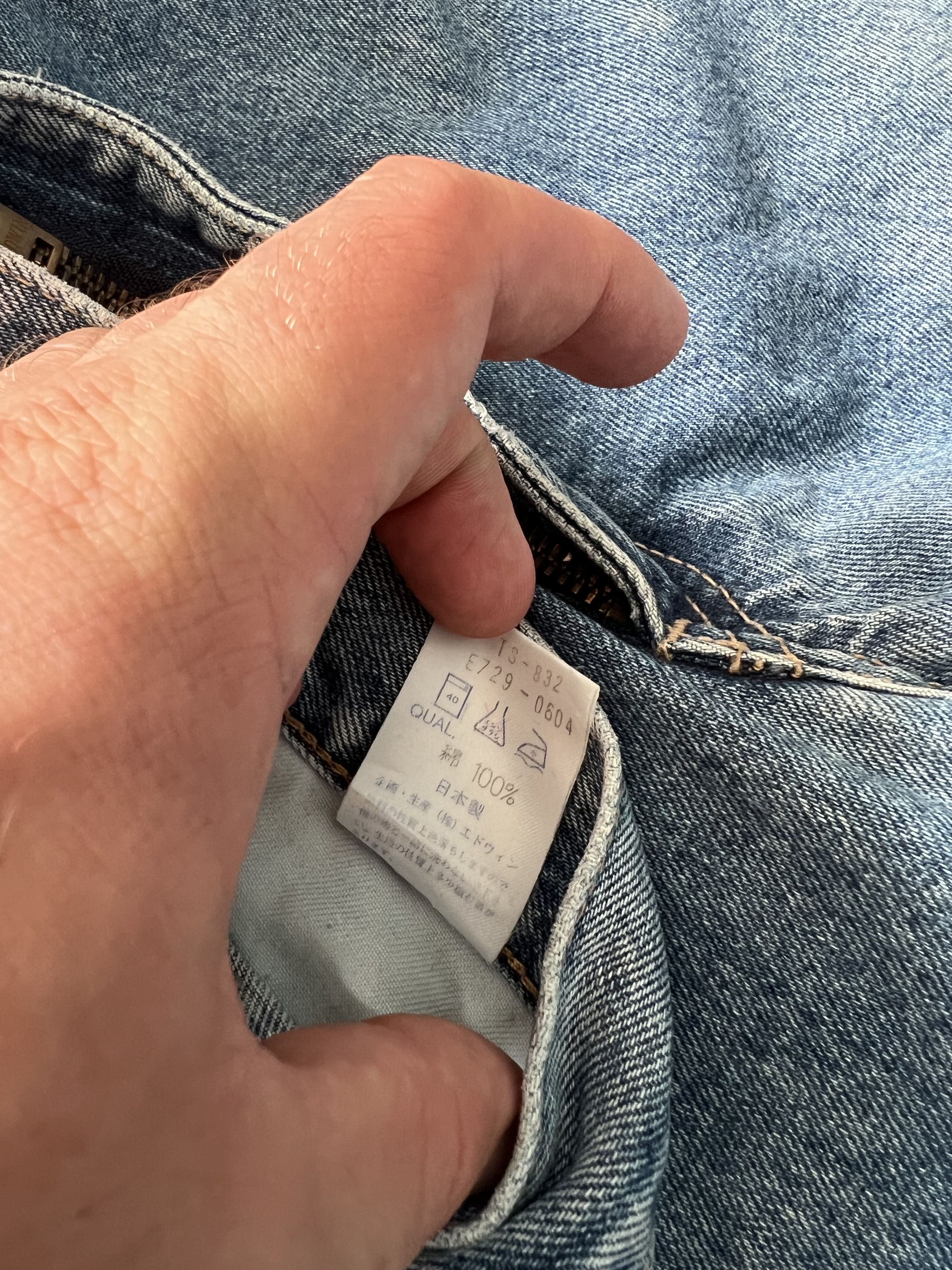 Edwin Edwin vintage VTG denim retro pants Japan stile Size US 34 / EU 50 - 10 Thumbnail