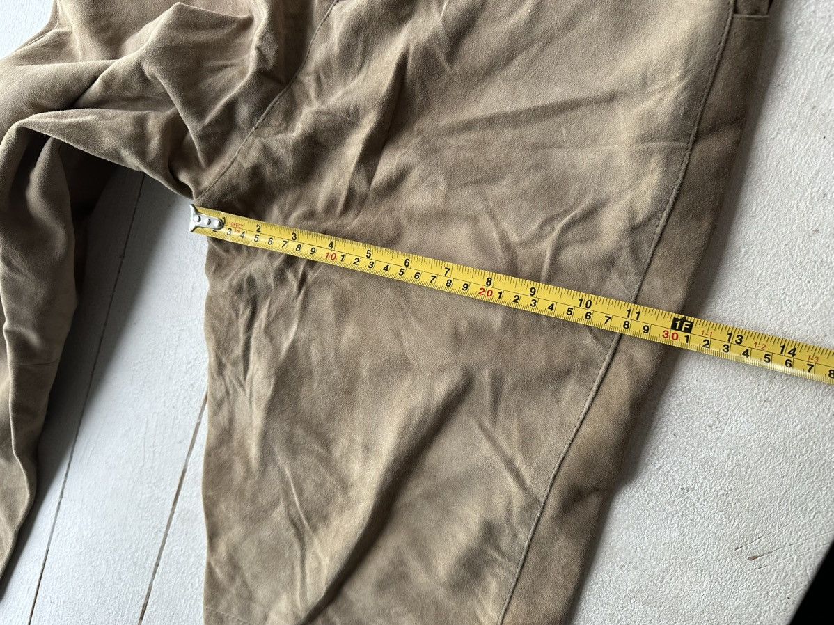 Leather 🚨Vintage leather pants motorcycles BROWN LUXURY Y2K Size 26" / US 2 / IT 38 - 19 Thumbnail