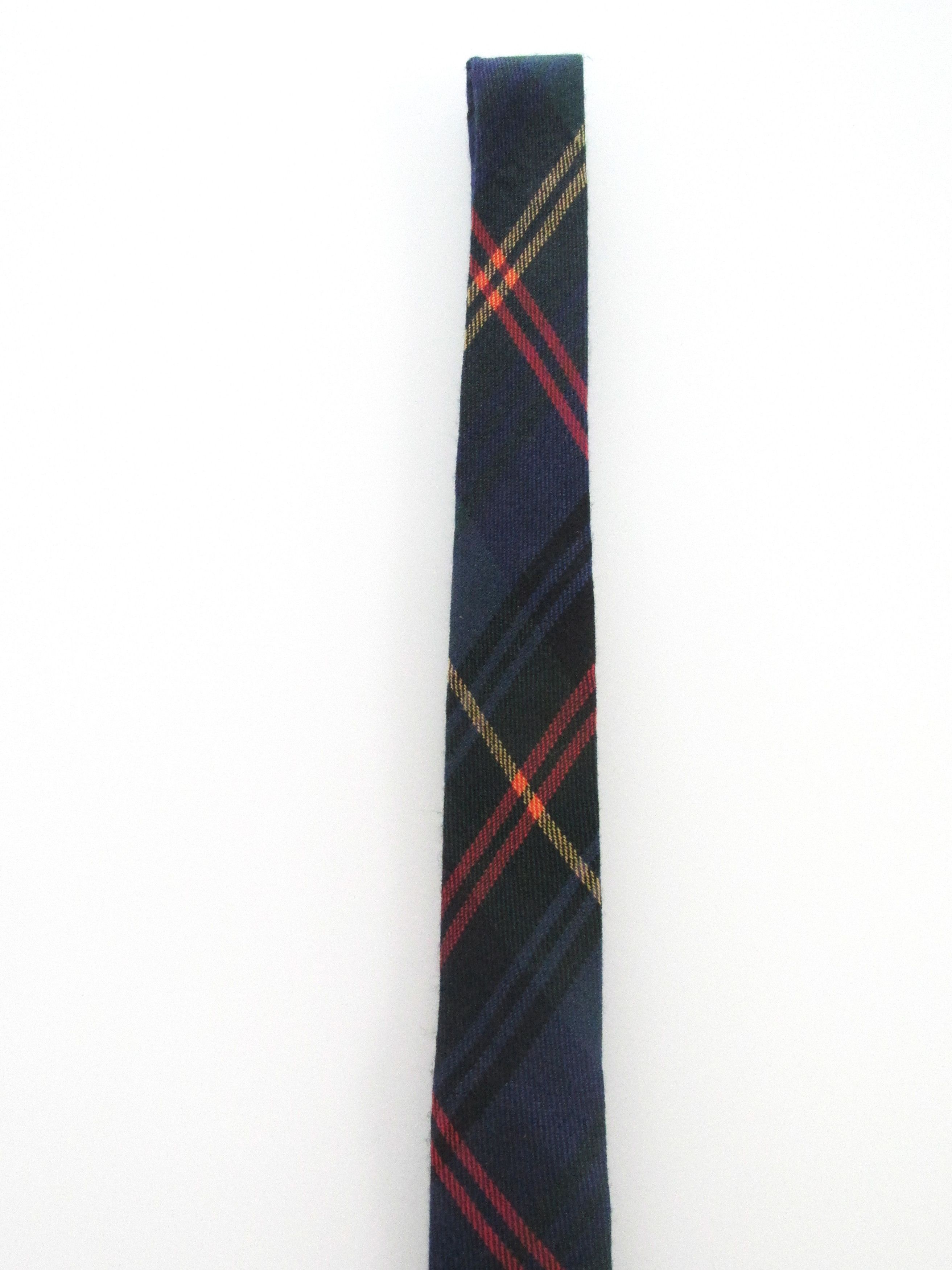 Vintage Men's Vintage Wool Tartan Plaid Tie Size ONE SIZE - 3 Thumbnail