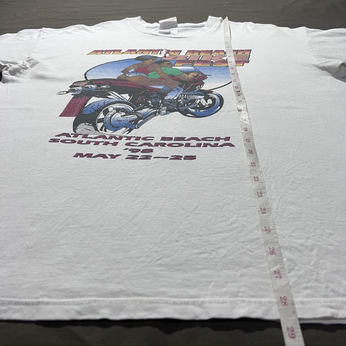 Rap Tees Vintage 90s ATLANTIC BEACH BIKE FEST BLACK HISTORY XL HIPHOP Size US XL / EU 56 / 4 - 16 Thumbnail