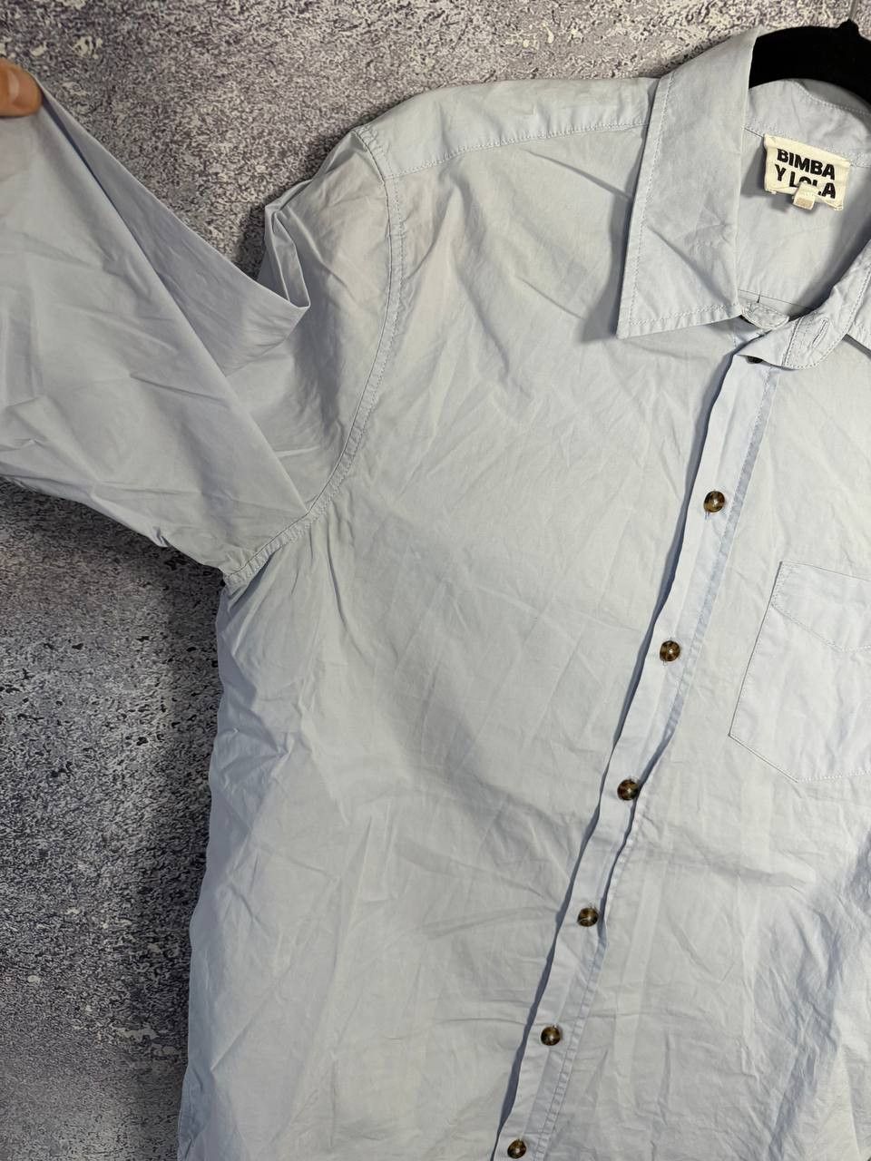 Designer × Japanese Brand × Vintage Bimba y Lola Blue Shirt Button Up Oldmoney Small Size US S / EU 44-46 / 1 - 9 Thumbnail