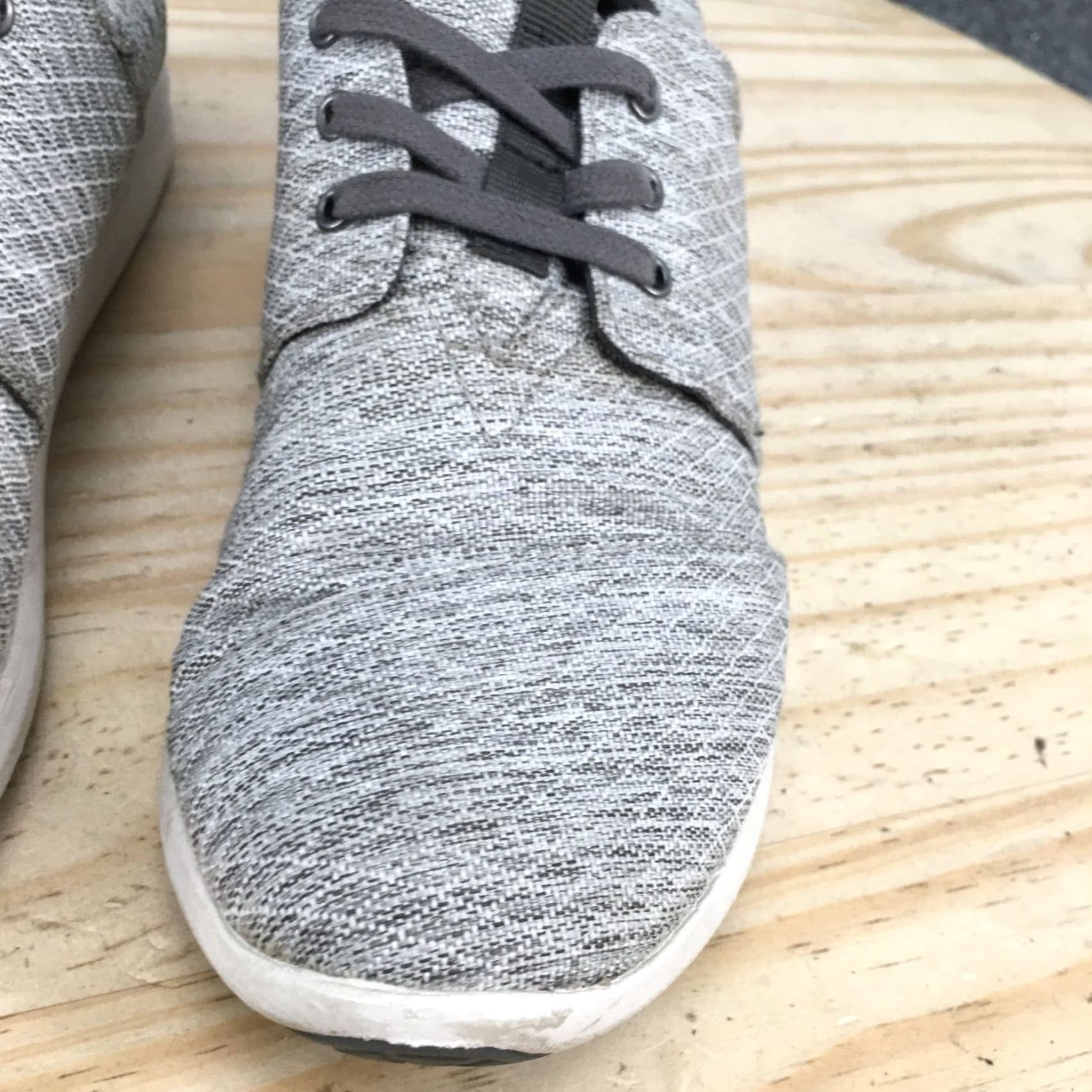 Toms TOMS Del Rey Sneaker Womens 7.5 Gray Fabric Lace Up Low Top Casual Comfort Shoes Sneaker Size M / US 6-8 / IT 42-44 - 4 Thumbnail