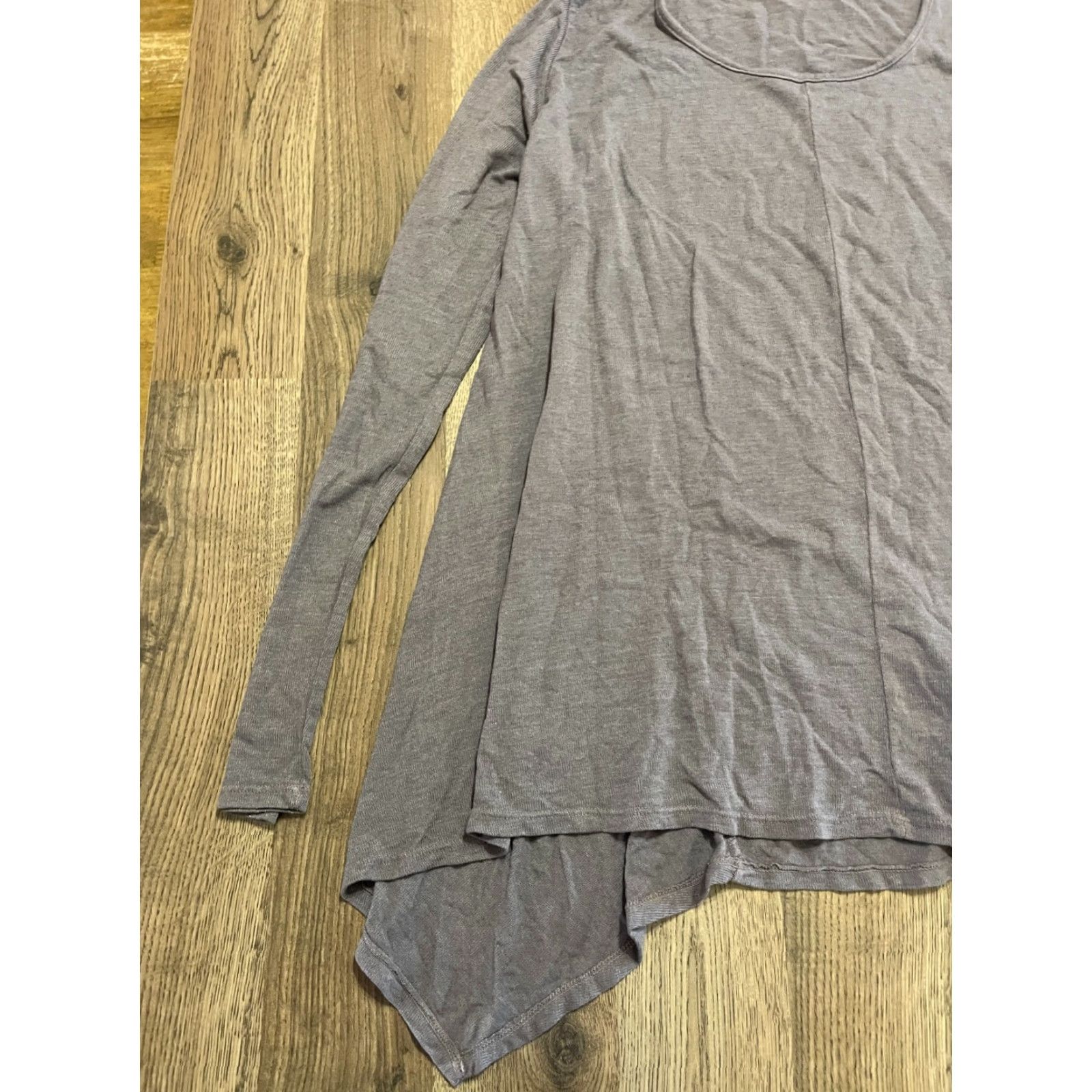 Vintage Fresh Produce Shirt Women's Size Medium/Large Gray Long Sleeve Shirt Size M / US 6-8 / IT 42-44 - 3 Thumbnail