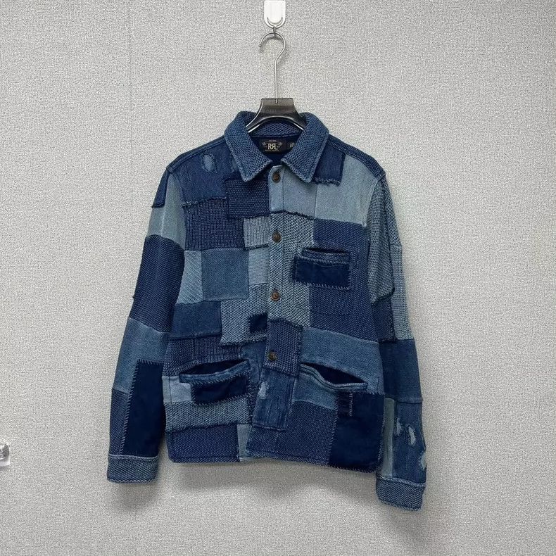 RRL Ralph Lauren RRL Ralph Lauren Baijiabu cotton linen patchwork shirt jac Size US XL / EU 56 / 4 - 1 Thumbnail