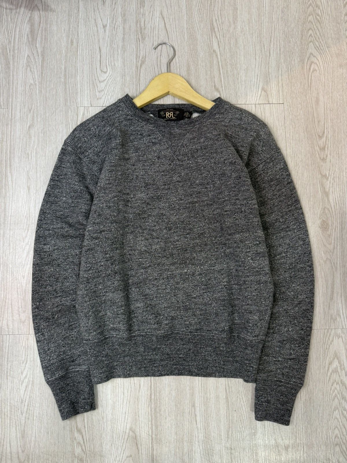 RRL Ralph Lauren RRL Ralph Lauren grey misty Crewneck V | Grailed
