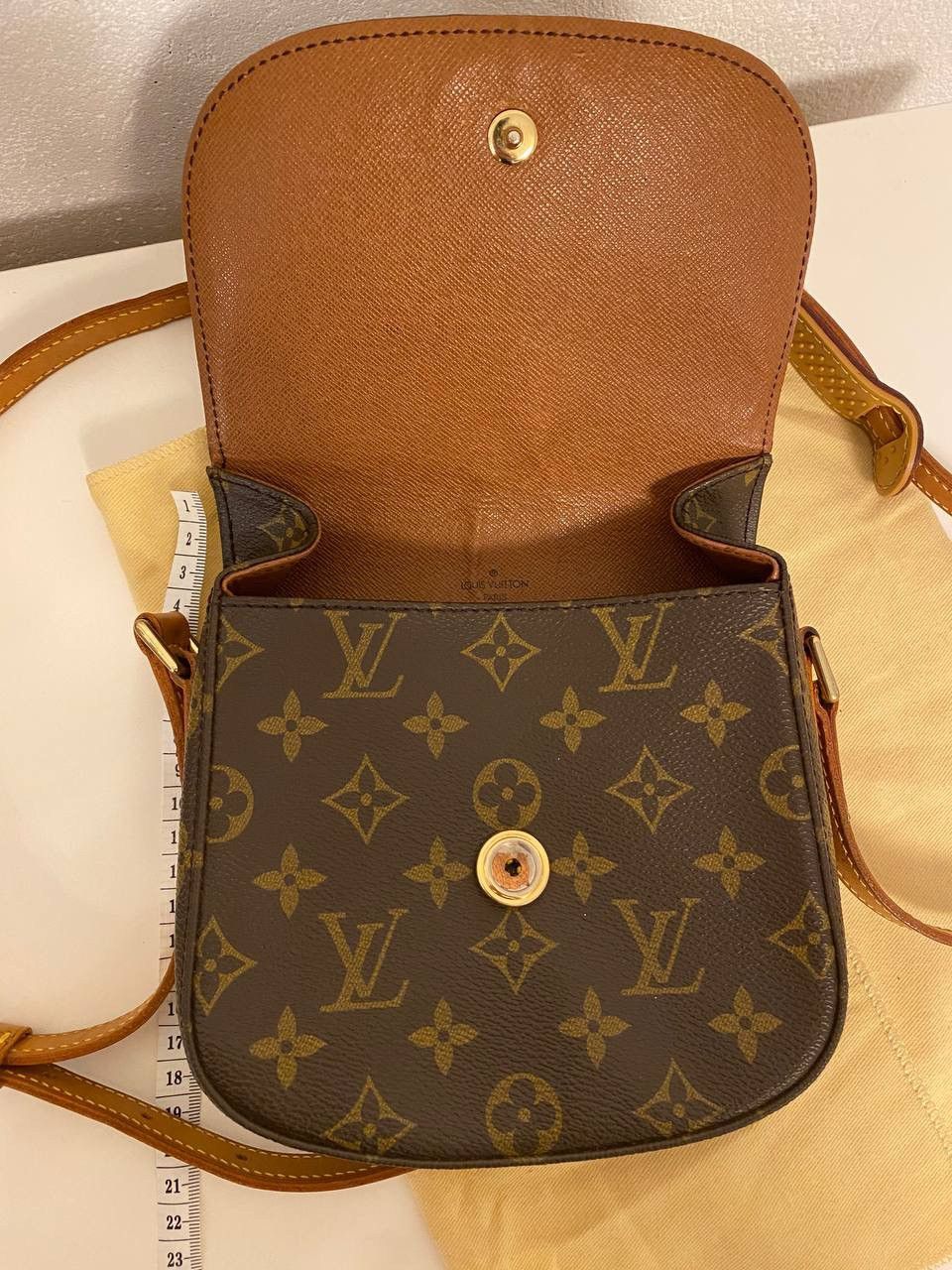 Louis Vuitton Louis Vuitton Saint Cloud Mini Monogram bag brown Leather Size ONE SIZE - 10 Thumbnail