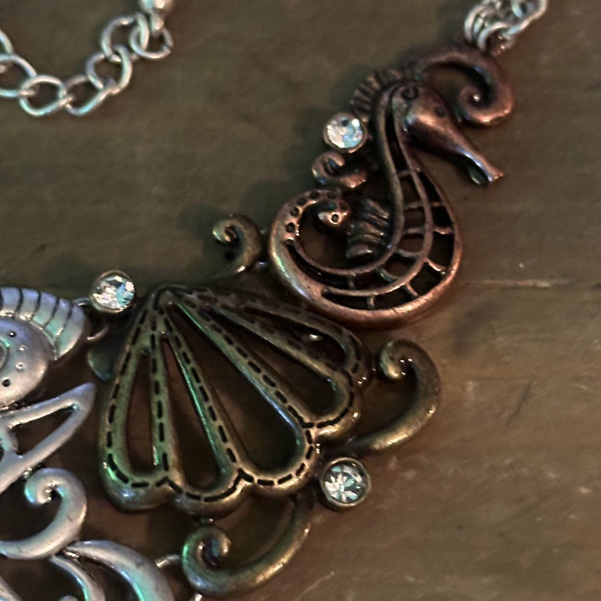 Other Ocean theme statement bib necklace Size ONE SIZE - 4 Thumbnail