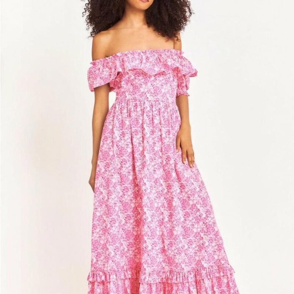 Designer Loveshackfancy Tara dress Size XS / US 0-2 / IT 36-38 - 3 Thumbnail