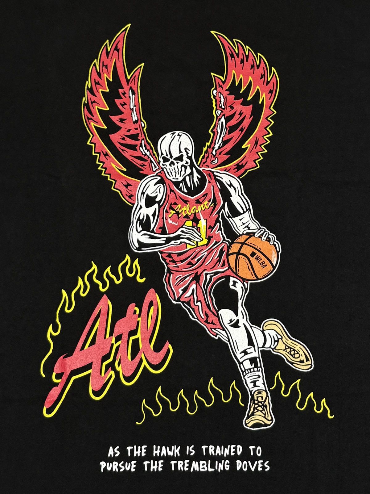 NBA × Warren Lotas Warren Lotas X NBA “The Hawk Is Trained To Pursue” Tee Sz. L Size US L / EU 52-54 / 3 - 5 Thumbnail