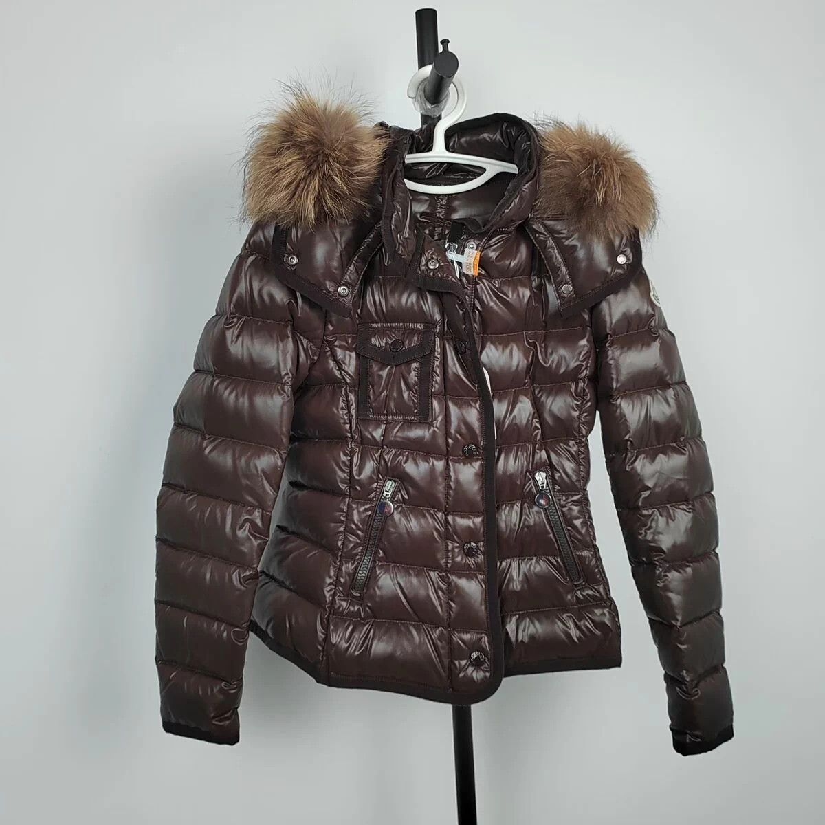 Moncler Moncler down jacket 0 brown Size XS / US 0-2 / IT 36-38 - 1 Thumbnail