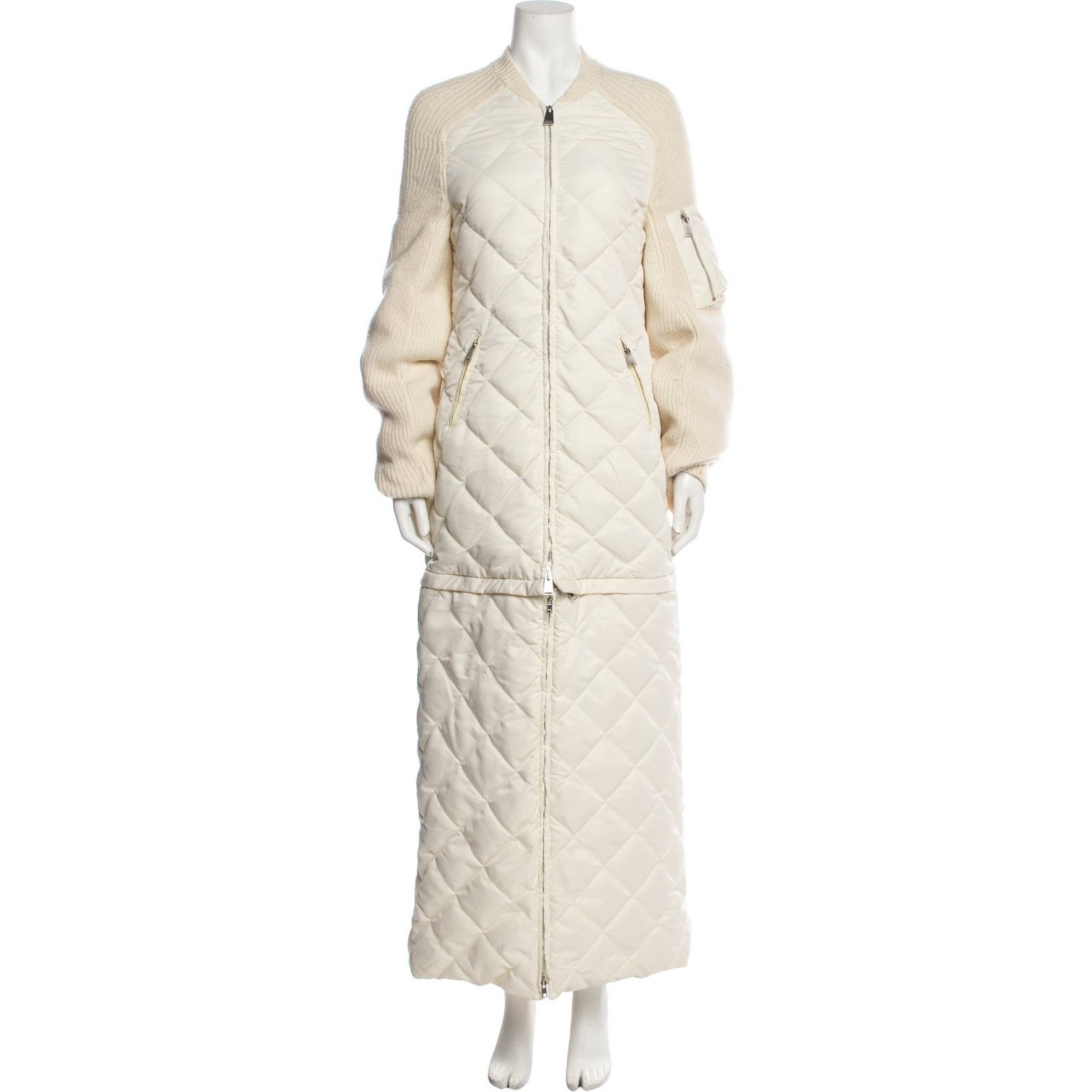 Jonathan Simkhai Jonathan Simkhai Convertible Quilted Wool Coat M Size L / US 10 / IT 46 - 1 Thumbnail