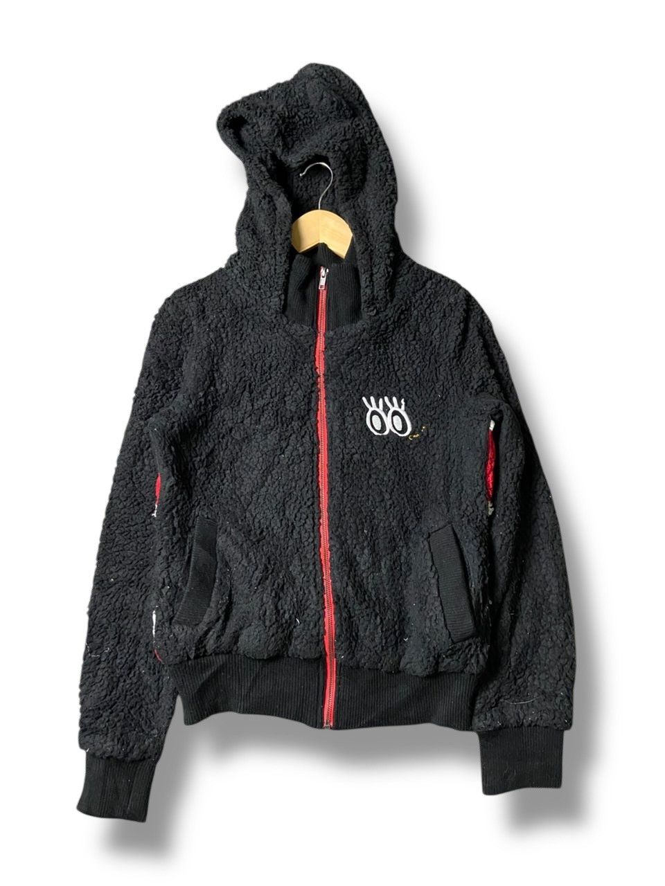 Japanese Brand Chu XXX Full Zip Fleece Hooded Jacket (170) Size US XXS / EU 40 - 1 Thumbnail