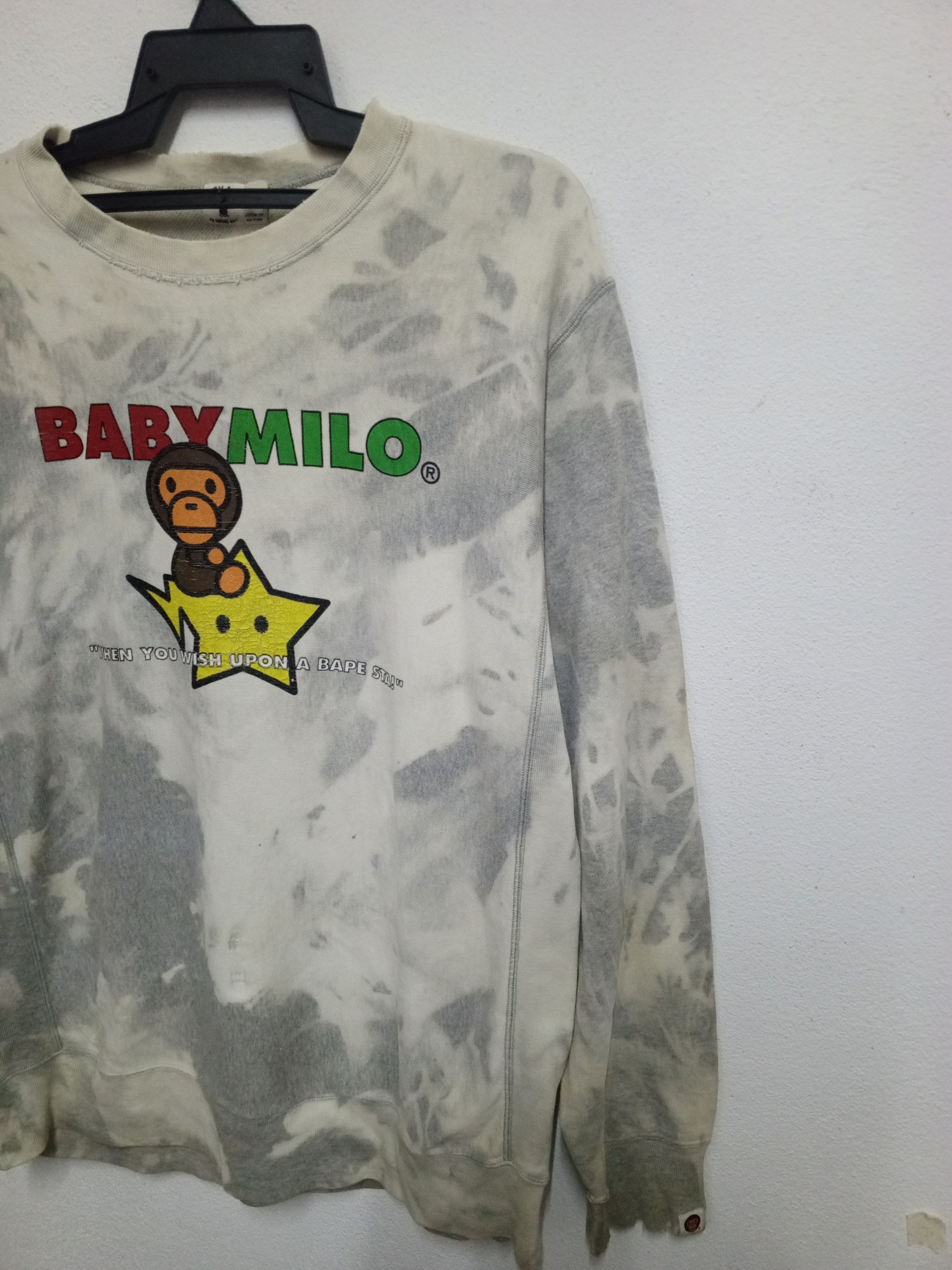 Bape BABY MILO STAR ×BAPE TAI DAI SWEATSHIRT Size US L / EU 52-54 / 3 - 3 Thumbnail