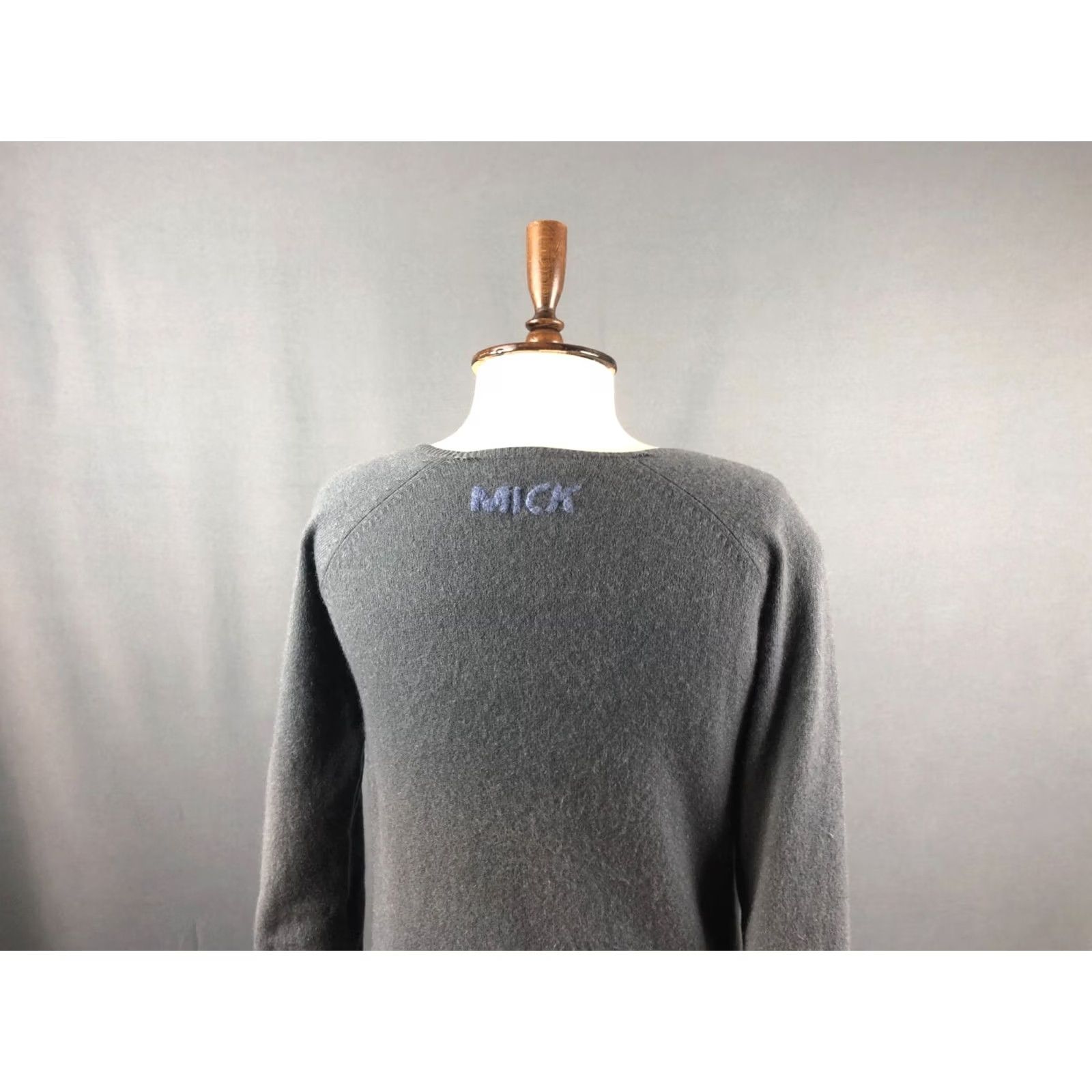 Zadig & Voltaire Zadig & Voltaire Tunic Women M Dark Gray Cashmere V-Neck Pullover Casual Classic Size M / US 6-8 / IT 42-44 - 5 Thumbnail