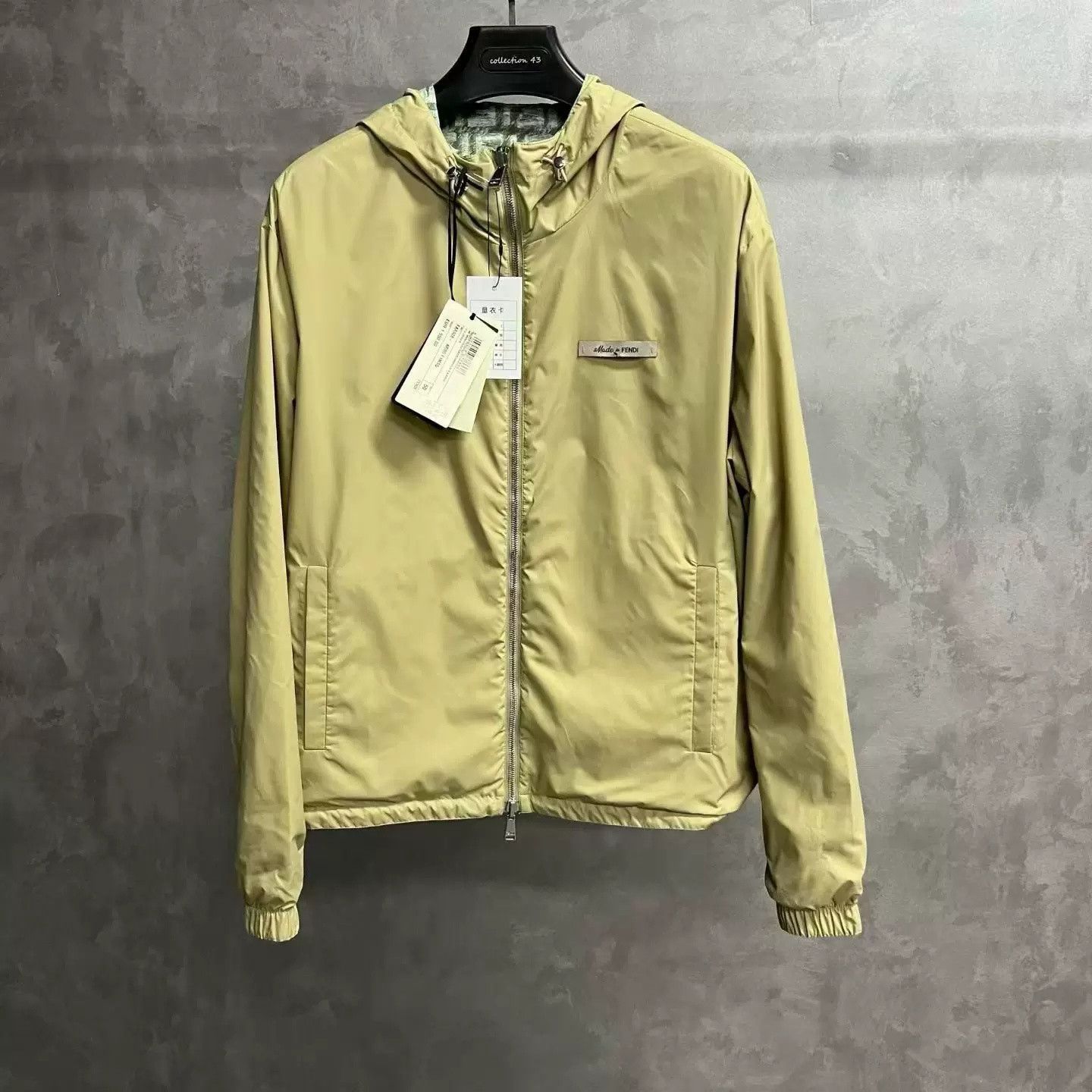 Fendi Fendi Green All-Over Print Reversible Hooded Jacket Size US S / EU 44-46 / 1 - 6 Thumbnail
