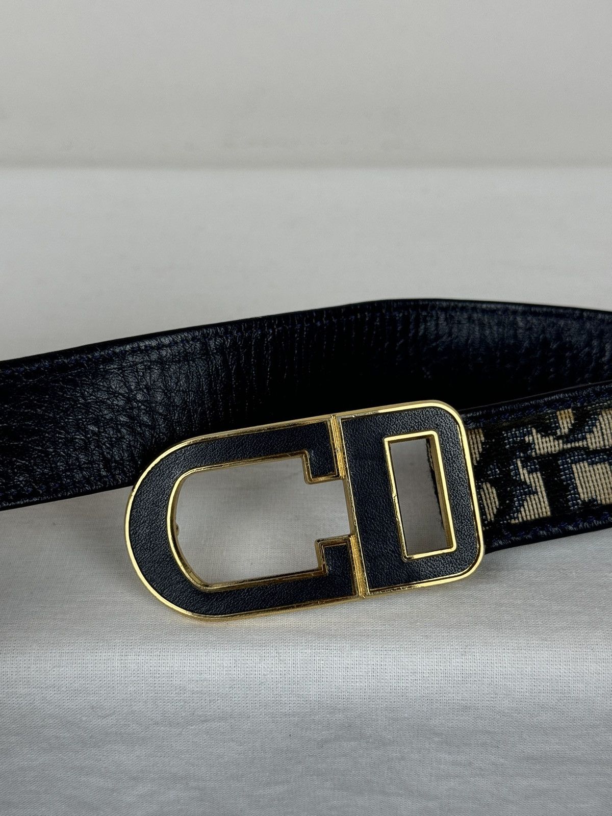 Dior Leather belt Christian Dior CD original luxury casual item Size ONE SIZE - 3 Thumbnail