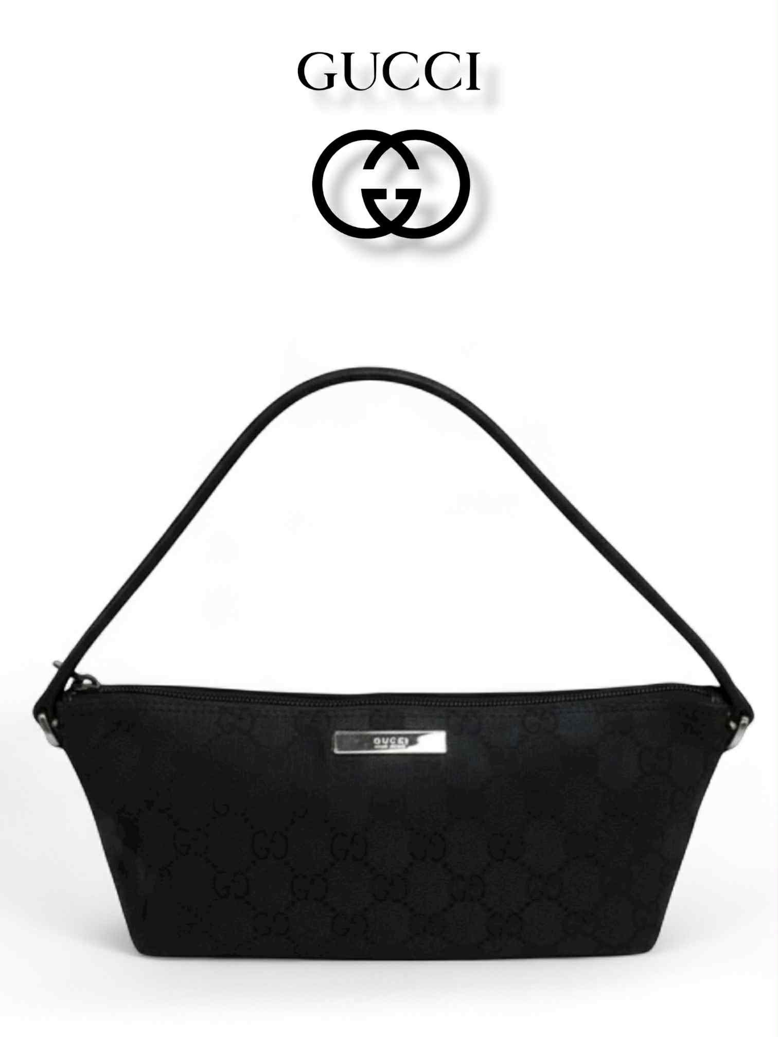 Gucci Gucci GG Canvas Boat Pochette Hand Bag Size ONE SIZE - 1 Thumbnail