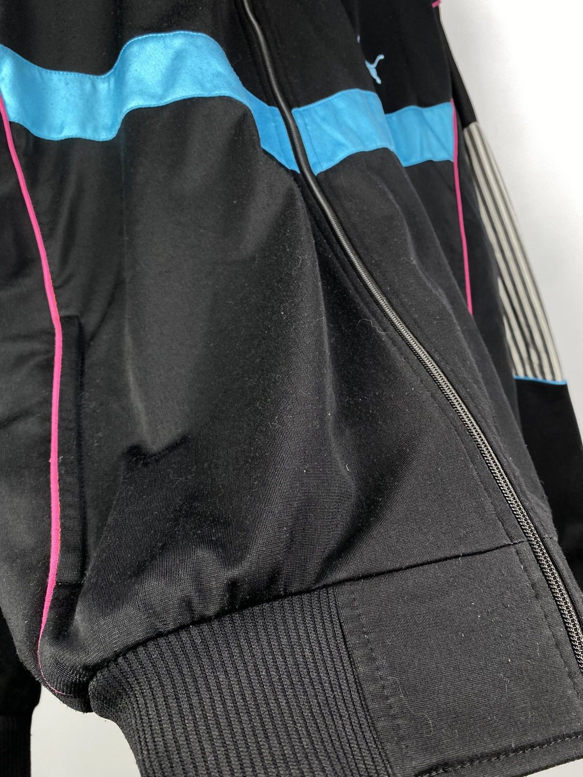 Puma × Vintage Vintage 90’s PUMA Sport Long Sleeve Track Full Zip Jacket L Size US L / EU 52-54 / 3 - 5 Thumbnail