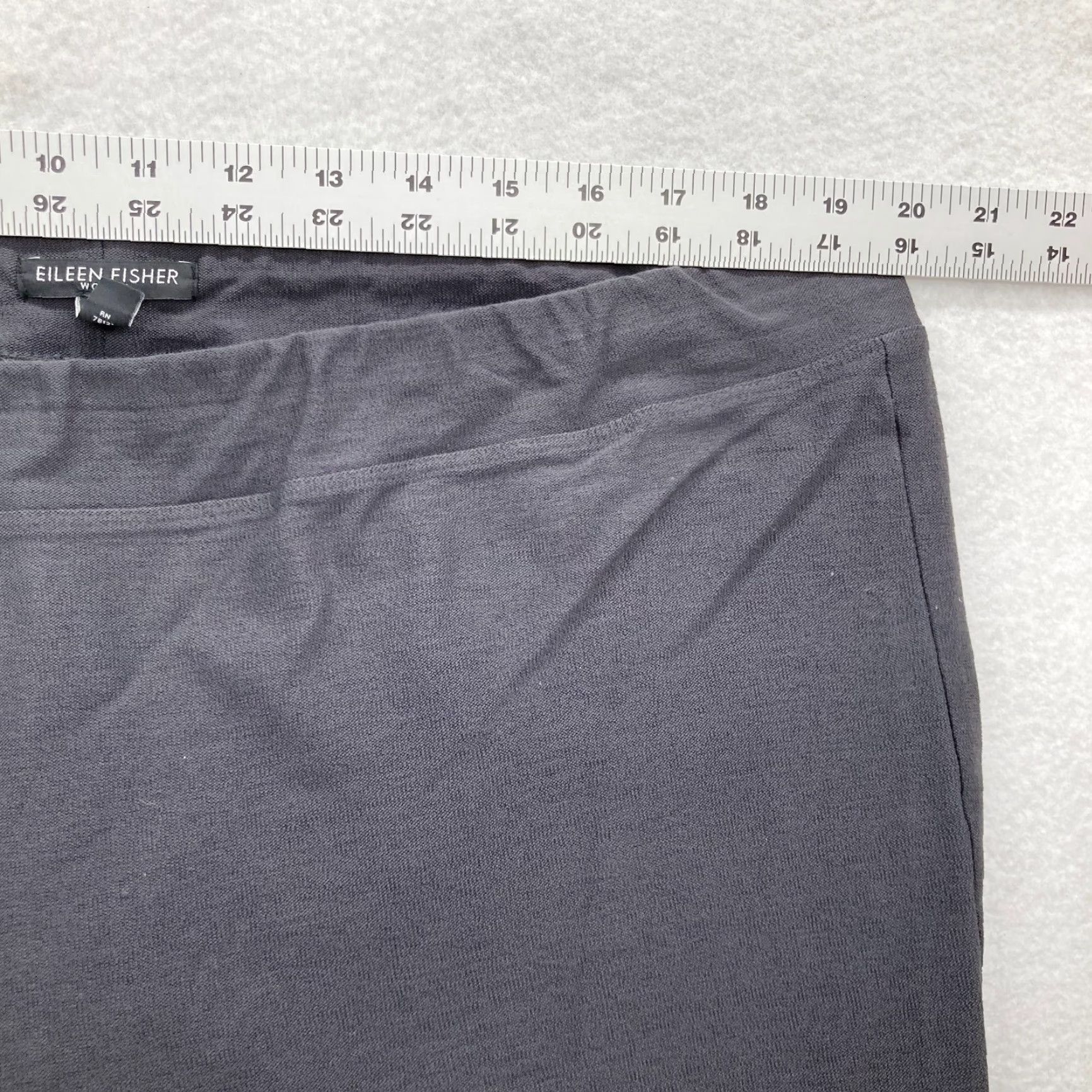 Eileen Fisher Eileen Fisher Pants Women's Plus 1X Gray Stretch Pull On Slim Leg City Preppy Size 40" / US 18 - 6 Thumbnail