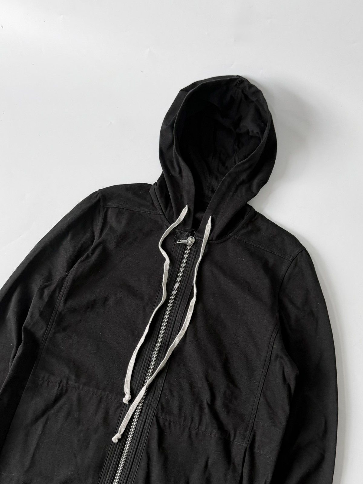 Rick Owens Rick Owens Black Mid-Length Wizard Hoodie Size US XS / EU 42 / 0 - 6 Thumbnail