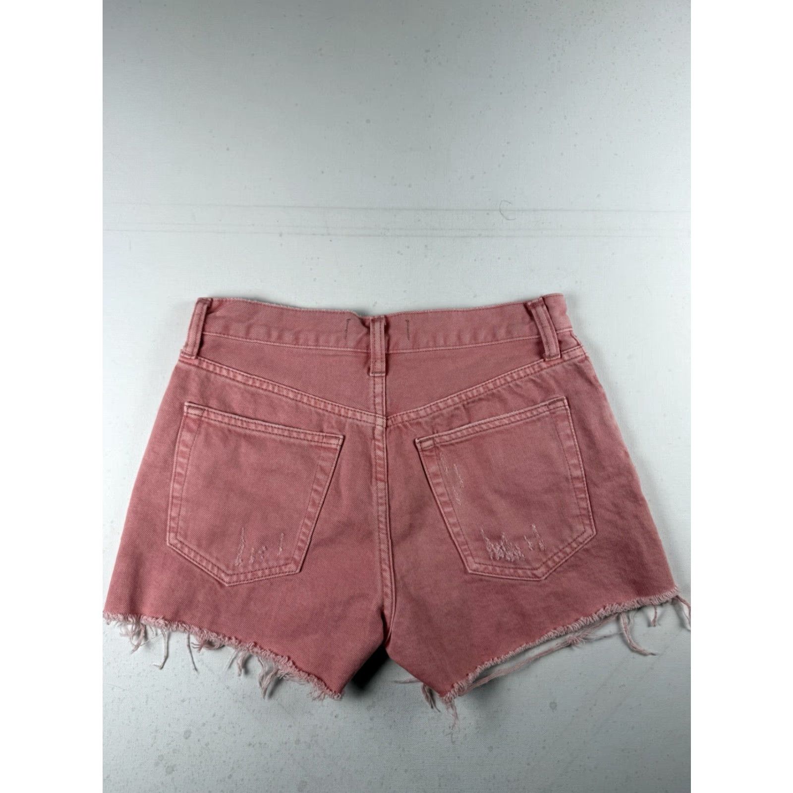 Free People NWT Free People We the Free Sofia Distressed Cutoff Button Fly Shorts Size 26 Pink Women Boyfriend Regular 26 NWT Size 26" / US 2 / IT 38 - 4 Thumbnail