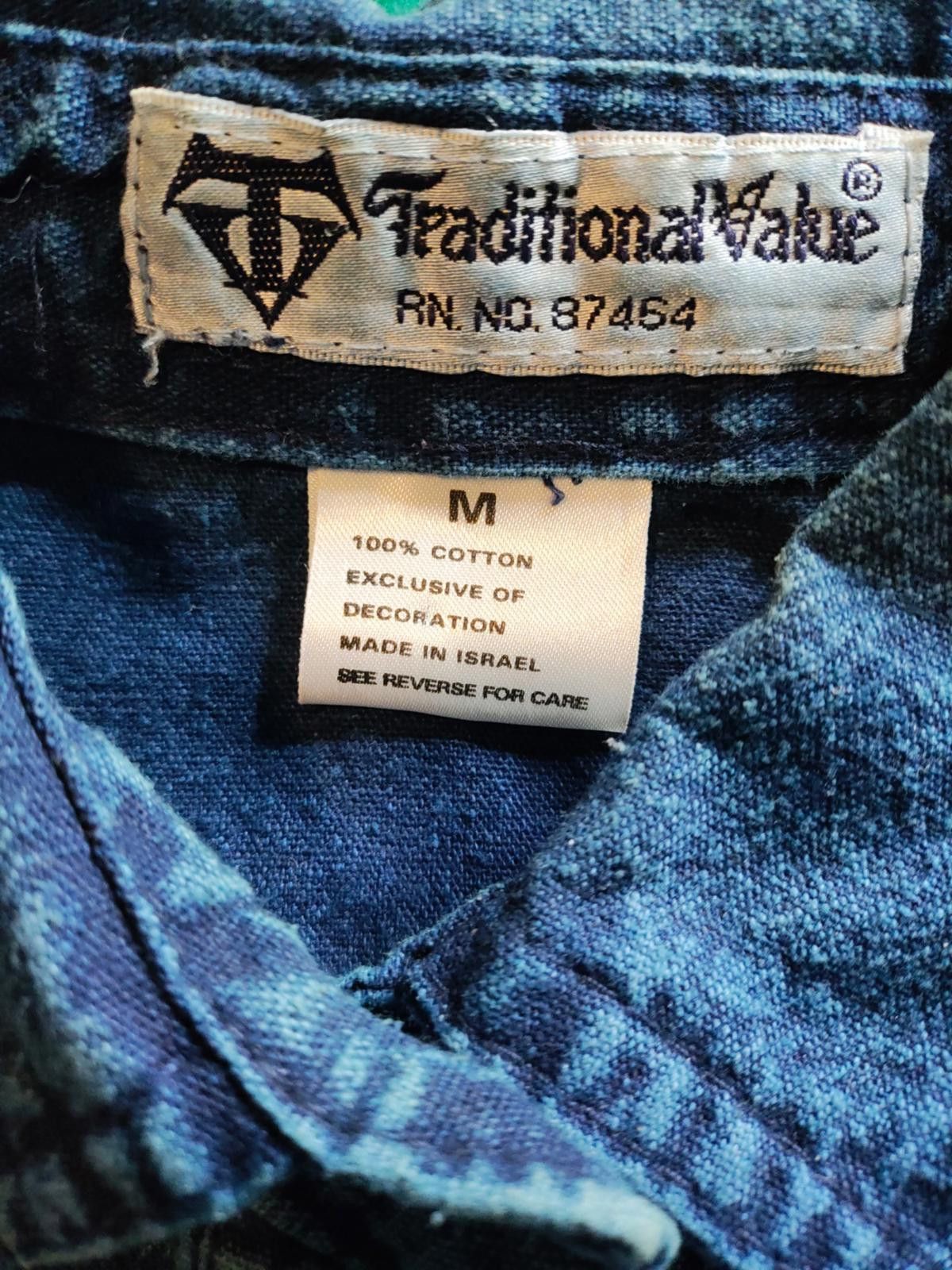 Other Medium Size Denim Blouse with Embroidered Decoration Size M / US 6-8 / IT 42-44 - 7 Thumbnail