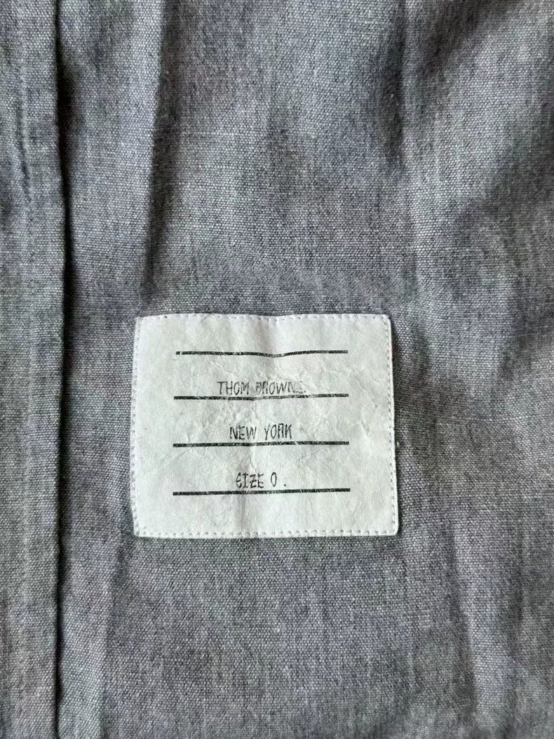 Thom Browne THOM BROWNE Grey cuffband shirt 2502-Nextarrow Size US XS / EU 42 / 0 - 2 Thumbnail
