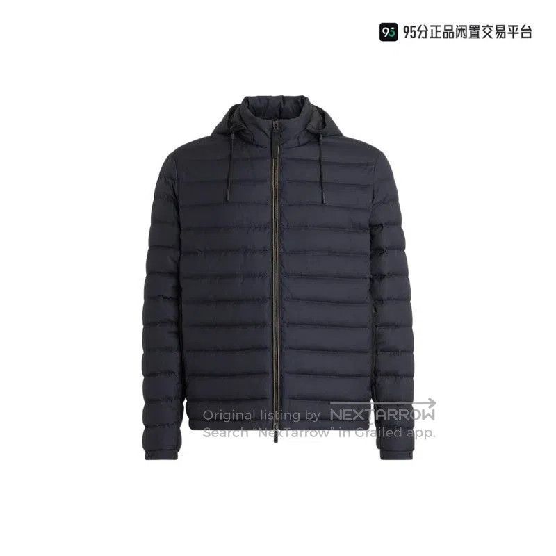 Ermenegildo Zegna Zegna FW22 Navy Quilted Hooded Down Jacket. Size US L / EU 52-54 / 3 - 2 Thumbnail