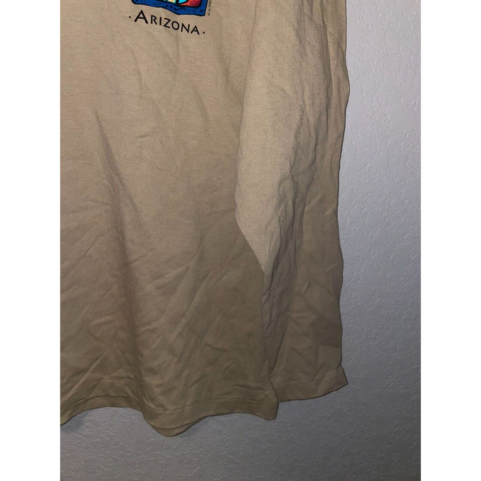 Anvil Vintage Arizona Long Sleeve Shirt Brown 90s VTG Large 90s Size US L / EU 52-54 / 3 - 5 Thumbnail