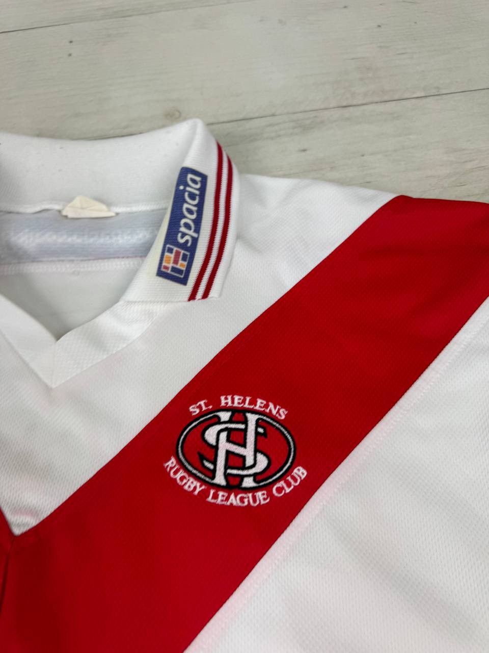 Vintage Vintage St Helens 2000 2001 Home Rugby Shirt Jersey Size US M / EU 48-50 / 2 - 6 Thumbnail