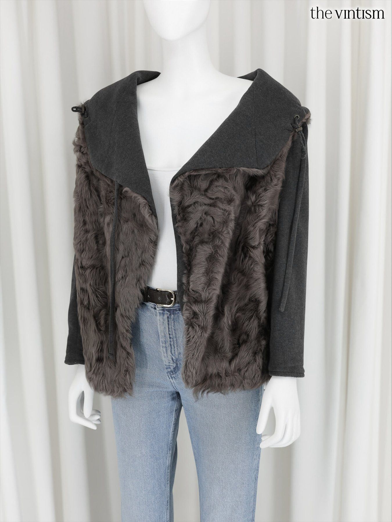 Brunello Cucinelli Brunello Cucinelli Real Lamb Fur Reversible Jacket S/M Size M / US 6-8 / IT 42-44 - 2 Thumbnail