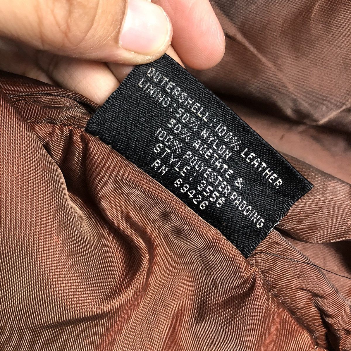 Japanese Brand 📌Vintage Bomber Leather Jacket Fly Adventure Bound Size US L / EU 52-54 / 3 - 17 Thumbnail