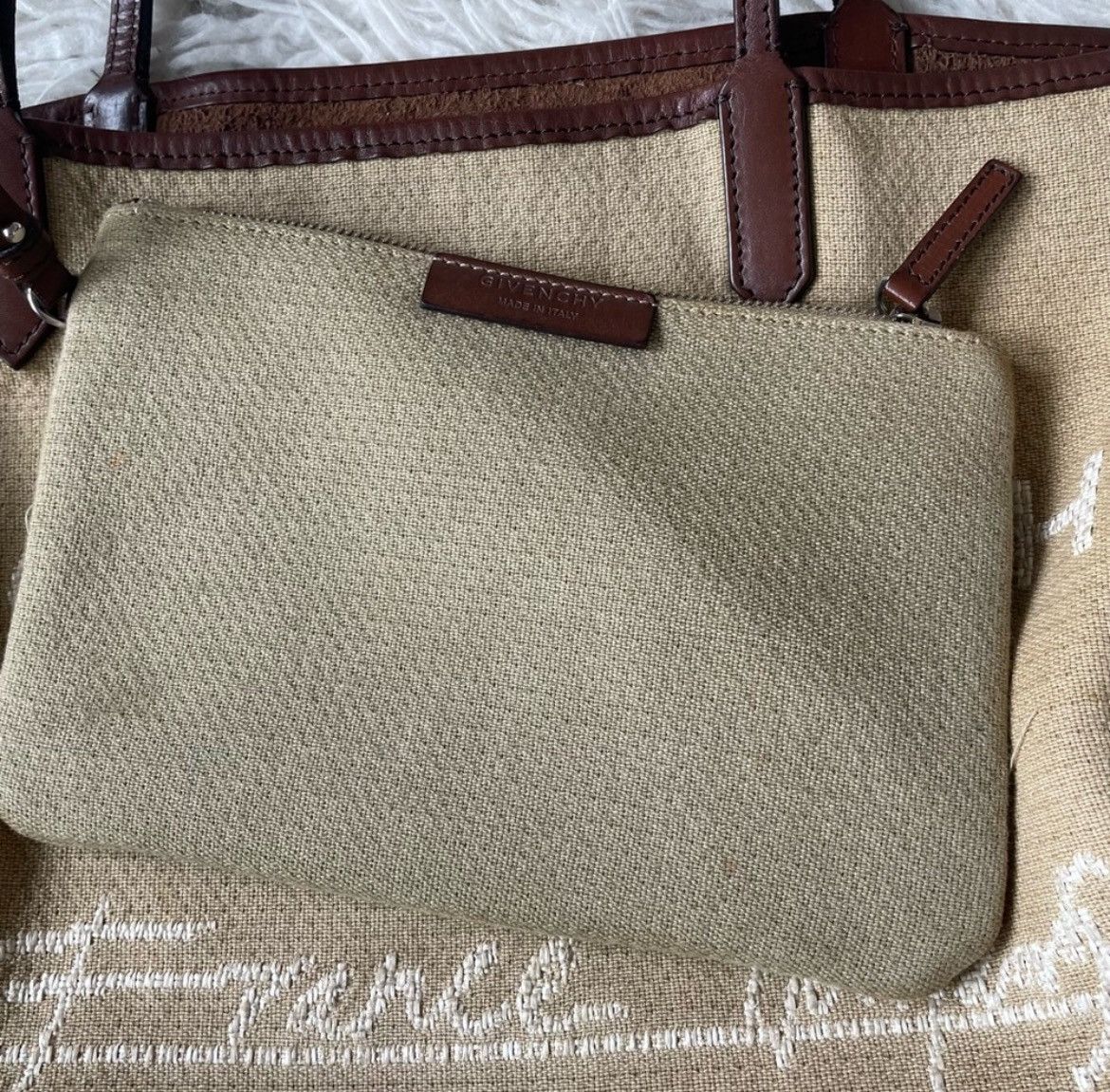 Givenchy Givenchy Antigona Maison HDG 1952/2005 Canvas Shopper Tote Size ONE SIZE - 6 Thumbnail