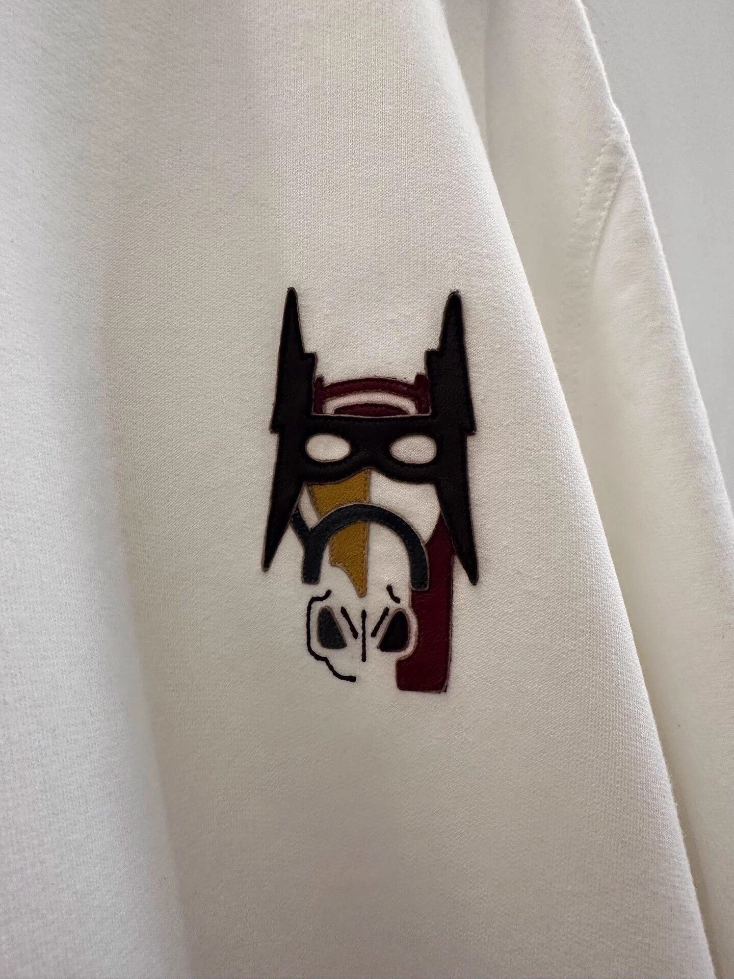 Hermes Hermes Men's White SS Tee Black Horse Head Size US L / EU 52-54 / 3 - 4 Thumbnail