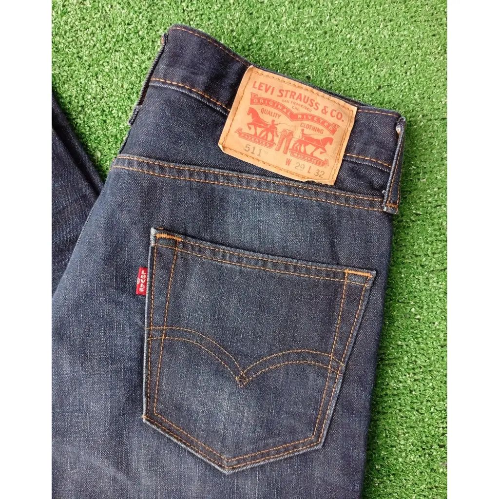 Levi's Levi’s 511 Slim Jeans W29 L32 Dark Wash Size US 29 - 2 Thumbnail