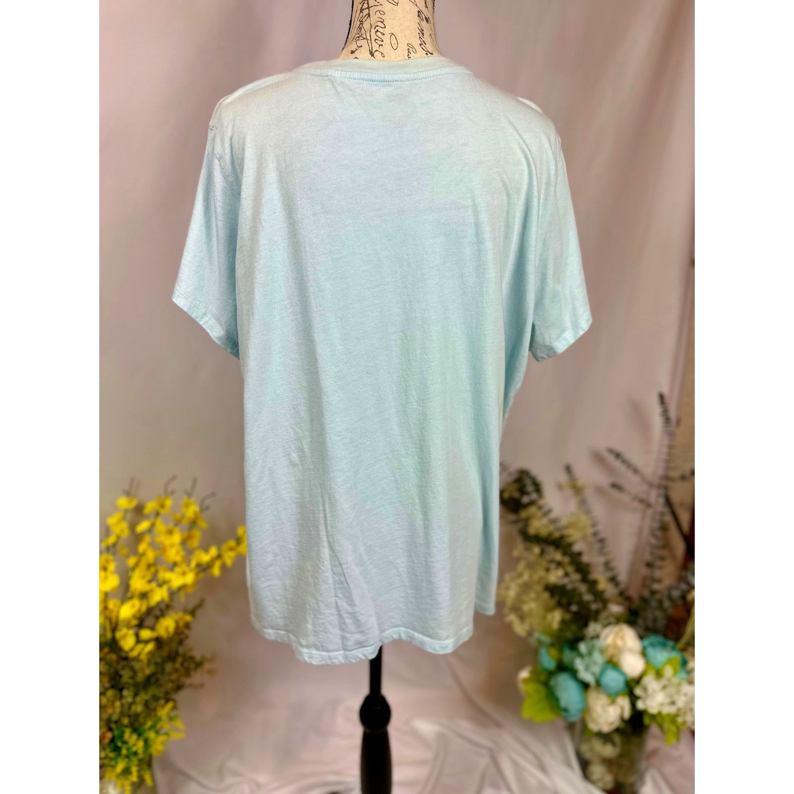 Levi's Levis 90's Serif Logo Graphic Tee Shirt Baby Blue Size 2X Size XXL / US 16-18 / IT 52-54 - 13 Thumbnail