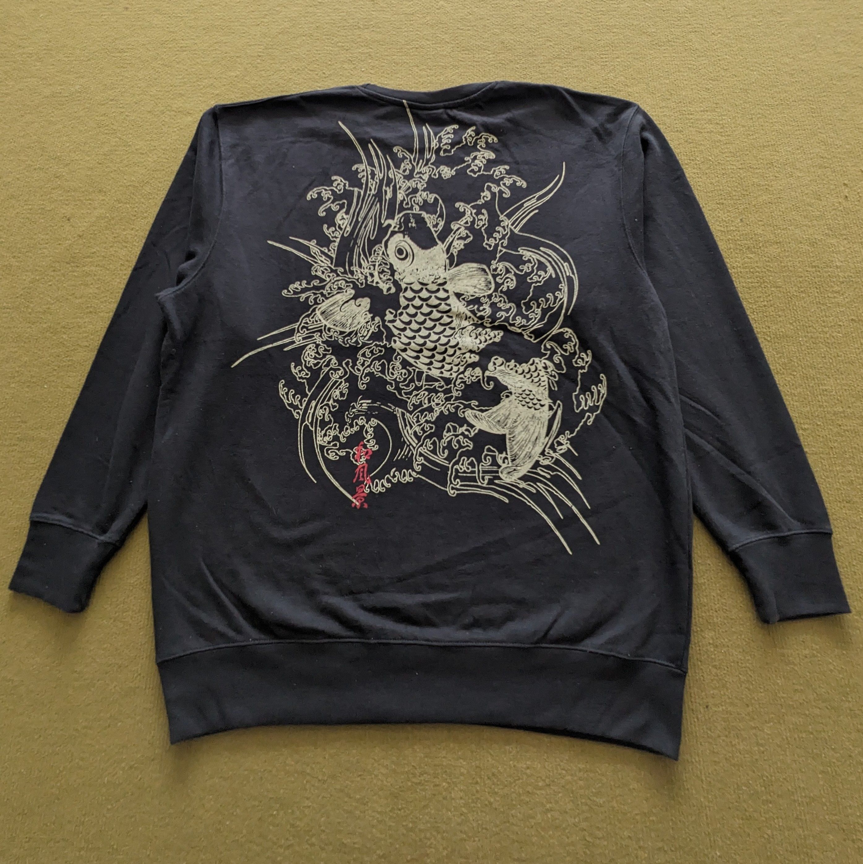 Other Vintage SUKAJAN Japanese Art Design Sweatshirt Size US L / EU 52-54 / 3 - 1 Thumbnail