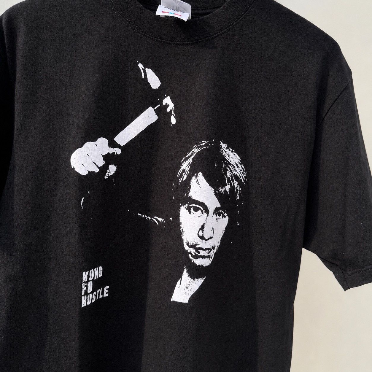 Vintage Kung Fu Hustle Oldboy Style Hammer Graphic T-Shirt Size US L / EU 52-54 / 3 - 2 Thumbnail