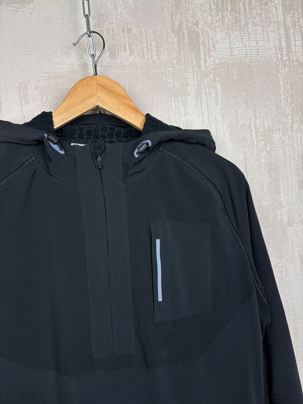Nike Nike Running Dri-Fit Half Zip Thermal Hoodie Fleece Lined Size US M / EU 48-50 / 2 - 3 Thumbnail