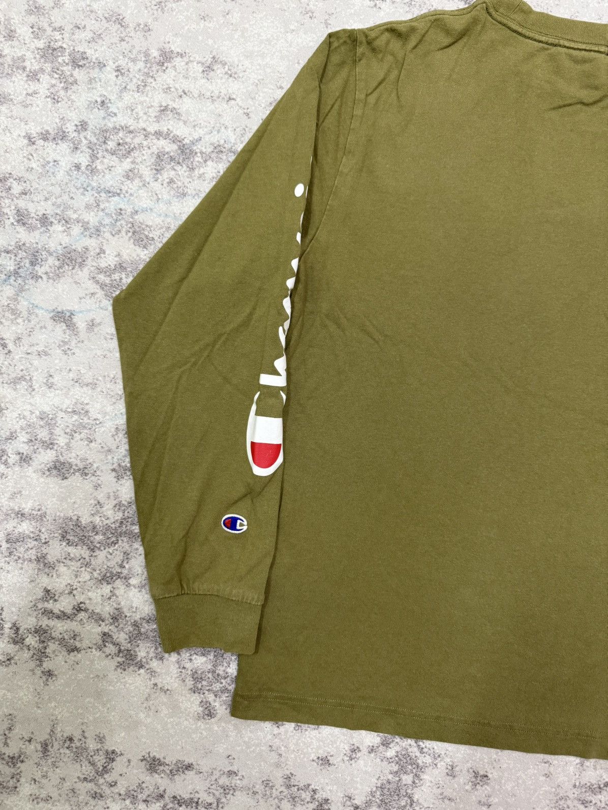 Champion Champion Spellout Logo Longsleeve Tshirt Size US S / EU 44-46 / 1 - 14 Thumbnail