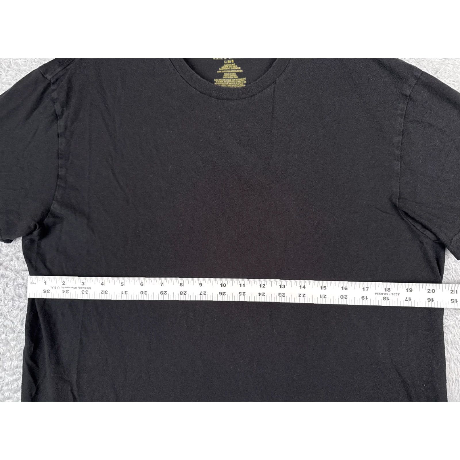 Ralph Lauren Ralph Lauren Shirt Adult Large Black Short Sleeve Crew Neck Cotton Jersey Embroidered Logo Classic Designer Sports Mens Size US L / EU 52-54 / 3 - 7 Thumbnail