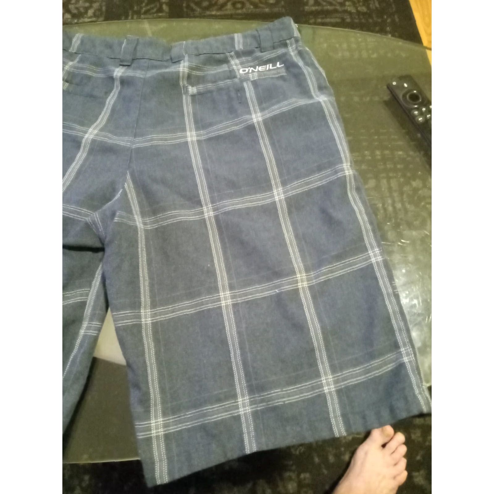 O'Neill O'neill Bermuda Shorts 32" Waist 21" Long Purple Plaid Beach Bum Golfer Traveler Casual Mens Bermuda Shorts 32 Purple Size US 32 / EU 48 - 5 Thumbnail