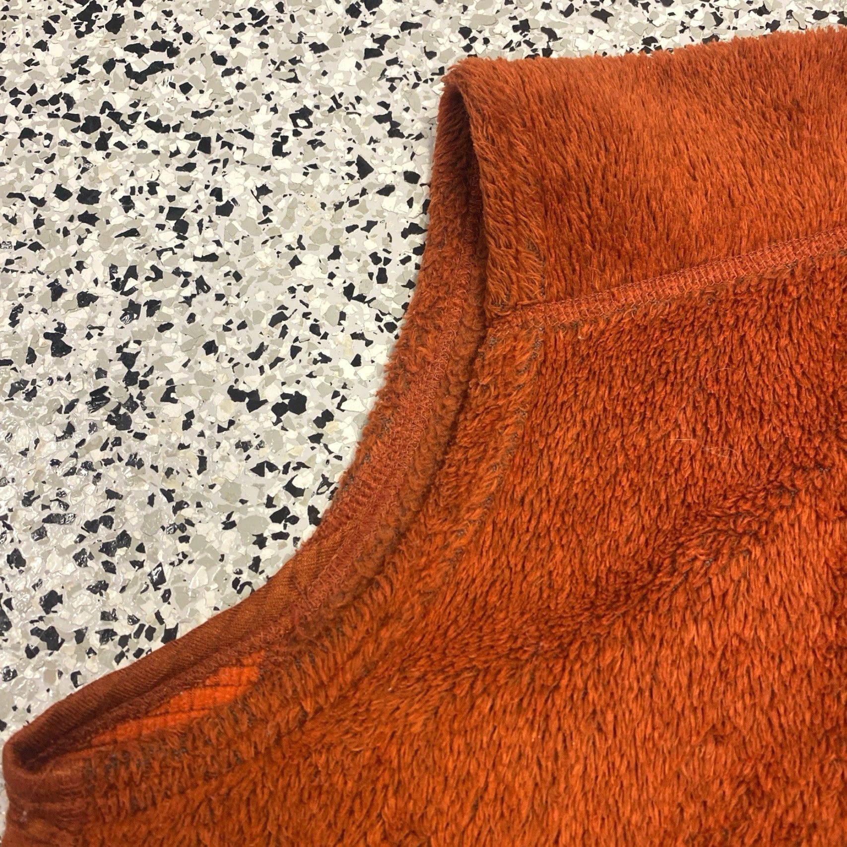 Patagonia VINTAGE Patagonia Vest Men's Medium Orange USA Sherpa Fleece Full Zip Vintage USA Patagoni a? Size US M / EU 48-50 / 2 - 4 Thumbnail