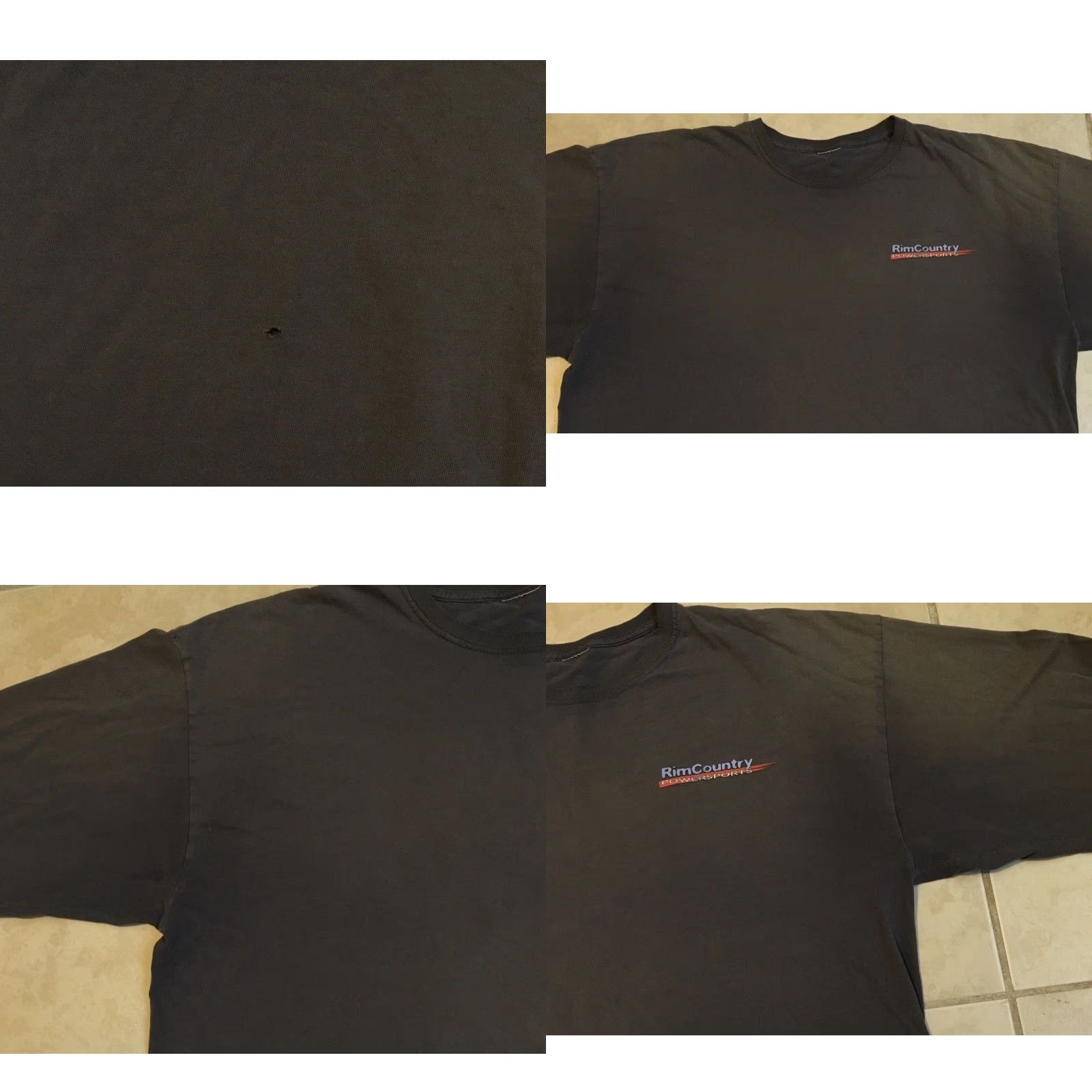 Vintage Vtg Its Fun Til Someone Loses A Nut Faded Shirt XL Harley Davidson Motocross Graphic Tee Grunge 90s Mens Size US XL / EU 56 / 4 - 8 Thumbnail