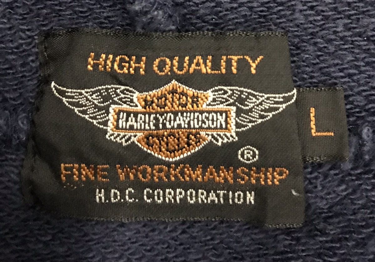 Harley Davidson × Vintage Vintage Harley Davidson Cycles Sleeveless Hoodie Size US L / EU 52-54 / 3 - 9 Thumbnail