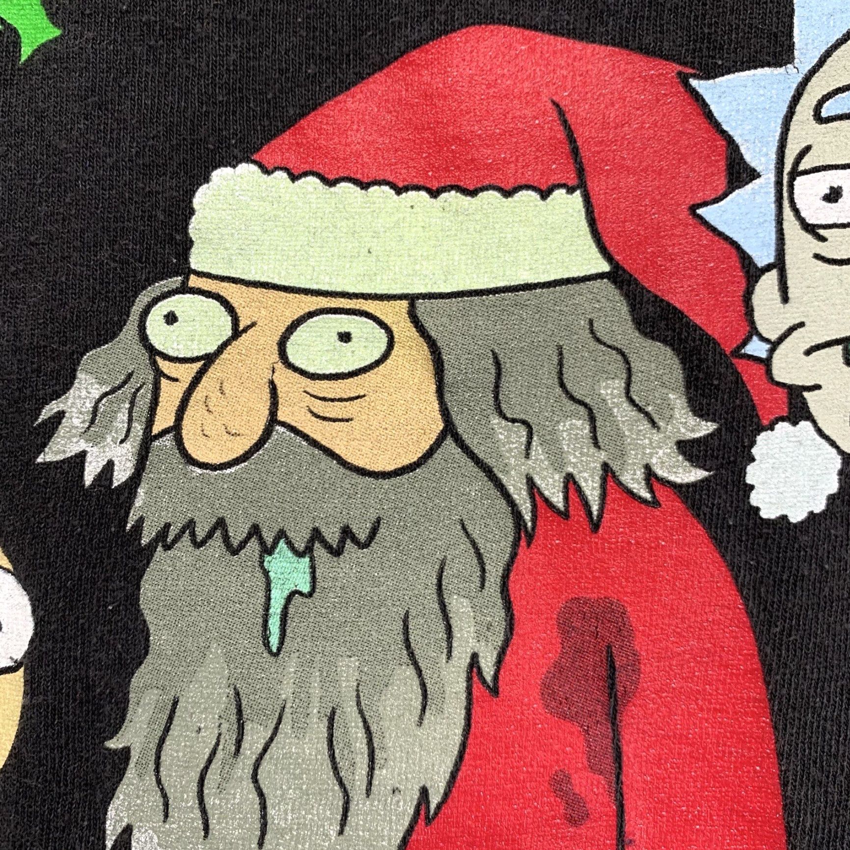 Vintage VINTAGE Rick & Morty T-Shirt Unisex Adults Xmas 2010s Black Short Sleeve Crew Neck Graphic Print Small Size US XS / EU 42 / 0 - 7 Thumbnail