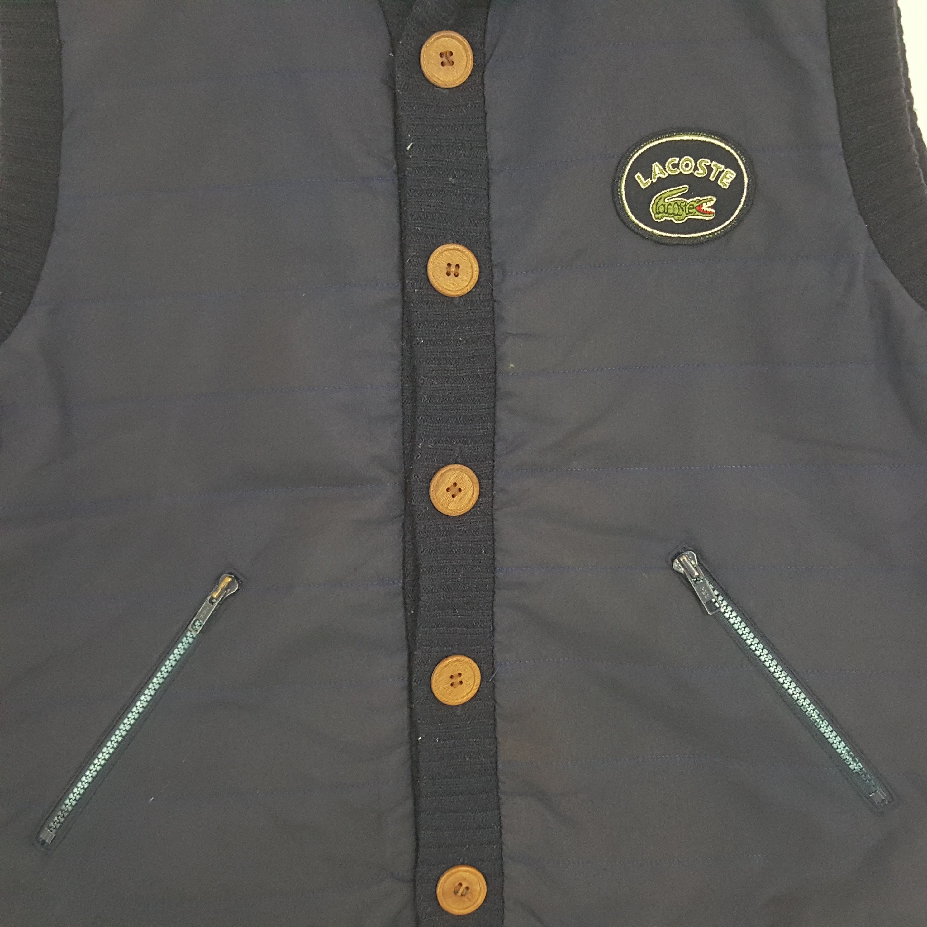 Lacoste × Vintage Vintage Lacoste Italian Brand Vest Jacket Size US L / EU 52-54 / 3 - 2 Thumbnail