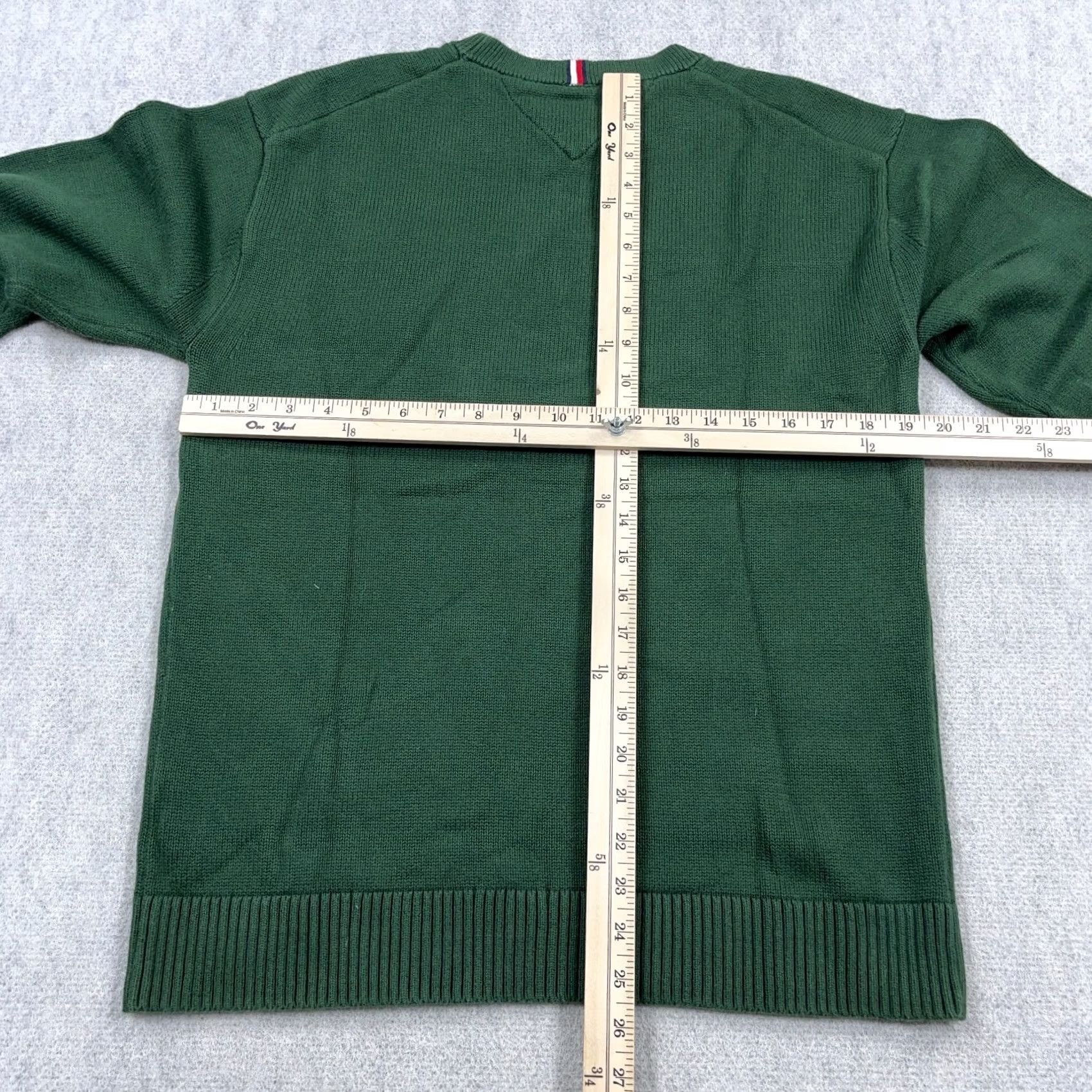 Tommy Hilfiger Tommy Hilfiger Sweater Mens S Green Men Heavy Knit Crewneck Grandpa Crest Golf Size US S / EU 44-46 / 1 - 5 Thumbnail